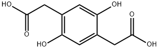 2,5-DIHYDROXY-1,4-BENZENEDIACETIC ACID Structure