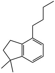 4-Butyl-2,3-dihydro-1,1-dimethyl-1H-indene Struktur