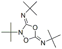 N,N'-[2-(1,1-Dimethylethyl)-1,4,2-dioxazolidine-3,5-diylidene]bis(2-methyl-2-propanamine) Struktur