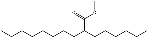 2-Hexyldecanoic acid methyl ester Struktur