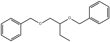 1,1'-[(1-Ethyl-1,2-ethanediyl)bis(oxymethylene)]bisbenzene Struktur