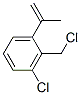 Chloro(chloromethyl)(1-methylethenyl)benzene Struktur