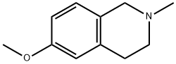 6-methoxy-2-methyl-1,2,3,4-tetrahydroisoquinoline Struktur