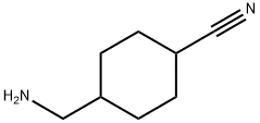 4-(aminomethyl)cyclohexane-1-carbonitrile Struktur