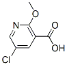 5-Chloro-2-MethoxynicotinicAcid Struktur