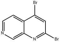 2,4-Dibromo-1,7-naphthyridine Struktur