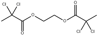 Bis(2,2-dichloropropionic acid)1,2-ethanediyl ester Struktur