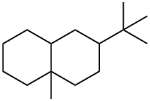 2-(1,1-Dimethylethyl)decahydro-4a-methylnaphthalene Struktur