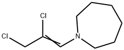 1-(2,3-Dichloro-1-propenyl)hexahydro-1H-azepine Struktur