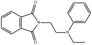 N-[2-(N-ethylanilino)ethyl]phthalimide Struktur