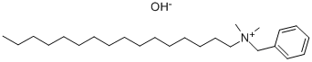 CETYLBENZYLDIMETHYLAMMONIUM HYDROXIDE Struktur