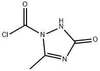 1H-1,2,4-Triazole-1-carbonyl chloride, 2,3-dihydro-5-methyl-3-oxo- (9CI) Struktur