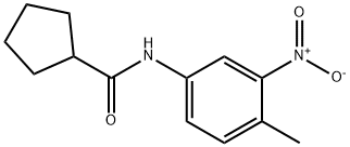 Cyclopentanecarboxamide, N-(4-methyl-3-nitrophenyl)- (9CI) Struktur