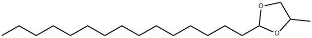 4-Methyl-2-pentadecyl-1,3-dioxolane Struktur