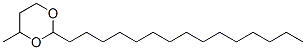 4-Methyl-2-pentadecyl-1,3-dioxane Struktur