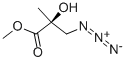 (2S)-3-Azido-2-hydroxy-2-methyl-propanoic Acid Methyl Ester Struktur