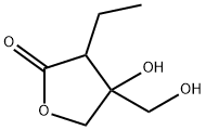 2(3H)-Furanone, 3-ethyldihydro-4-hydroxy-4-(hydroxymethyl)- (9CI) Struktur