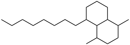 Decahydro-1,4-dimethyl-5-octylnaphthalene Struktur