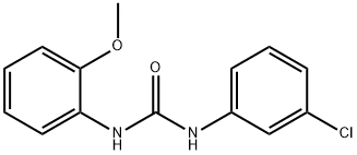 N-(3-Chlorophenyl)-N'-(2-methoxyphenyl)urea Struktur