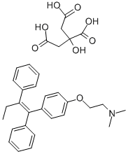 Tamoxifen citrate Structure