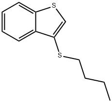 3-(Butylthio)benzo[b]thiophene Struktur