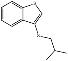 3-(Isobutylthio)benzo[b]thiophene Struktur