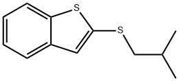 2-(Isobutylthio)benzo[b]thiophene Struktur