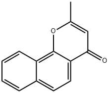 2-Methyl-4H-naphtho[1,2-b]pyran-4-one Struktur