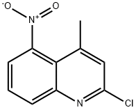 2-Chloro-4-methyl-5-nitroquinoline Struktur