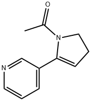 1-Acetyl-2,3-dihydro-5-(3-pyridinyl)-1H-pyrrole Struktur