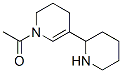 1-Acetyl-1,2,3,4-tetrahydro-5-(2-piperidinyl)pyridine Struktur