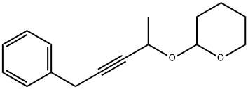 Tetrahydro-2-[(1-methyl-4-phenyl-2-butynyl)oxy]-2H-pyran Struktur