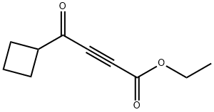 4-Cyclobutyl-4-oxo-2-butynoic acid ethyl ester Struktur