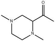 Ethanone,  1-(1,4-dimethyl-2-piperazinyl)- Struktur