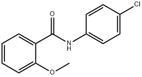 N-(4-chlorophenyl)-2-methoxybenzamide Struktur