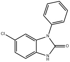 6-Chloro-1,3-dihydro-1-phenyl-2H-benzimidazol-2-one Struktur