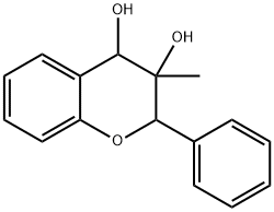 3,4-Dihydro-3-methyl-2-phenyl-2H-1-benzopyran-3,4-diol Struktur