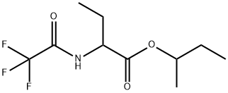 2-[(Trifluoroacetyl)amino]butanoic acid 1-methylpropyl ester Struktur