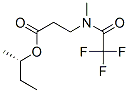 3-[Methyl(trifluoroacetyl)amino]propionic acid (S)-1-methylpropyl ester Struktur