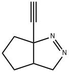 Cyclopentapyrazole, 6a-ethynyl-3,3a,4,5,6,6a-hexahydro- (9CI) Struktur