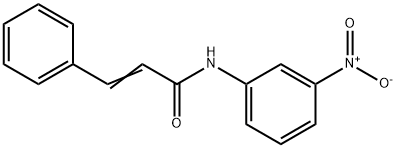 N-(3-Nitrophenyl)-3-phenylpropenamide Struktur