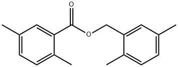 2,5-Dimethylbenzoic acid (2,5-dimethylphenyl)methyl ester Struktur