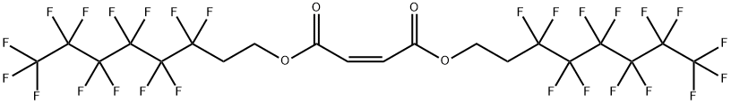 BIS(1H,1H,2H,2H-PERFLUOROOCTYL)MALEATE Struktur