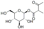 trans-beta-D-GLUCOPYRANOSYL METHYLACETOACETATE Struktur