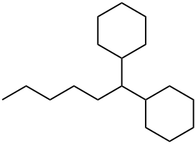 1,1'-Hexylidenedicyclohexane Struktur