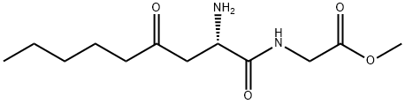 N-[(S)-2-Amino-1,4-dioxononyl]glycine methyl ester Struktur