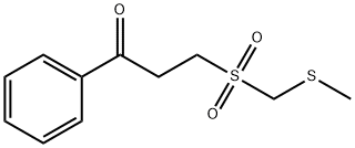 β-[[(Methylthio)methyl]sulfonyl]propiophenone Struktur