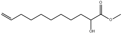 2-Hydroxy-10-undecenoic acid methyl ester Struktur