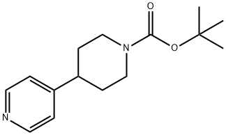 4-(4-Pyridinyl)-1-piperidinecarboxylic acid 1,1<br>-dimethylethyl ester Struktur