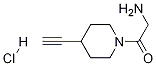 2-AMino-1-(4-ethynylpiperidin-1-yl)ethanone hydrochloride Struktur